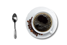 咖啡,茶杯和茶碟,黑咖啡