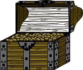 宝藏,黄金,木材