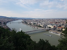 布达佩斯,全景,城市景观