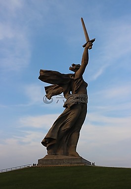 母亲祖国,斯大林格勒地铁站,马马耶夫库尔干