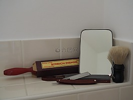 剃须,剃刀,剃须泡沫