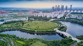 航拍,湖,蓝色