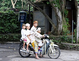 巴厘岛,庙会,摩托车