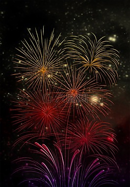 焰火,图稿,数字艺术