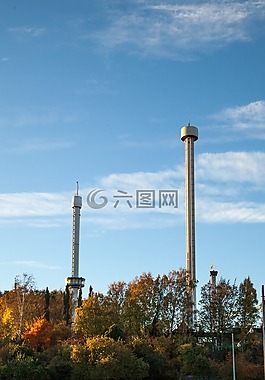 linnanmäki,赫尔辛基,秋