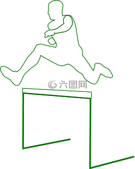 障碍,跳,体育