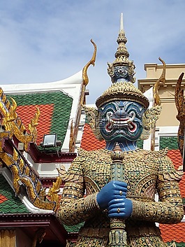 曼谷,皇家宫殿,恶魔