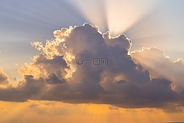 云,天空,阳光