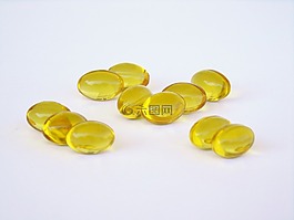 胶囊,维他命,omega-3