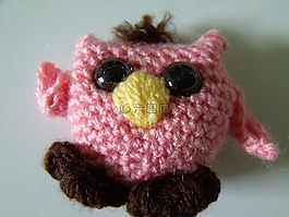 猫头鹰,手工劳动,钩针编织