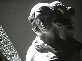 雕像,女人,脸