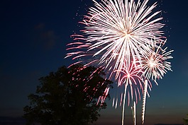 烟花,独立日,7 月 4 日