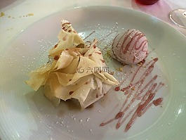 甜点,冰激淋,厨房