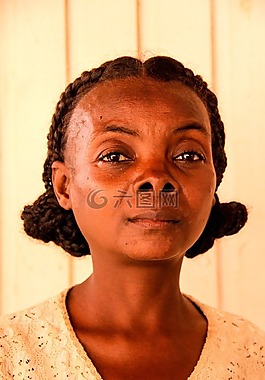 女子,马达加斯加,非洲