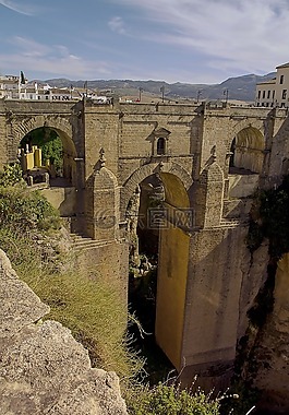 桥,朗达,西班牙