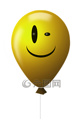 图释,气球,微笑