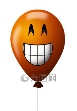 图释,气球,微笑