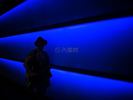 蓝色,黑色,火车站