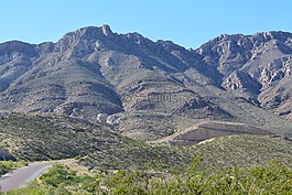 富兰克林山国家公园,德州,路径