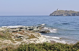科西嘉,灯塔,海滩