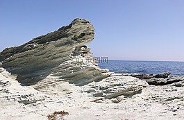 科西嘉,海滩,侧