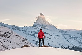 山,高原,云