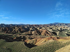 张掖,七彩丹霞,丹霞地貌