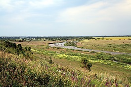 阿尔泰边疆区,河,夏季