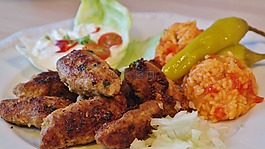 cevapcici,肉,碎的肉