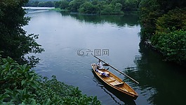 西湖,船,风景