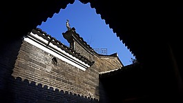 蓝天,古建筑,房子