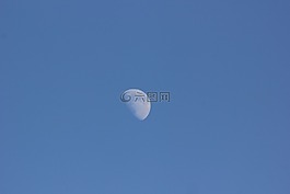 luna,天空,明确