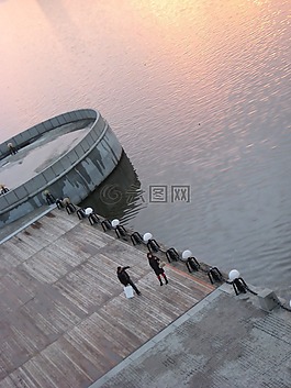 莫斯科,河,河岸