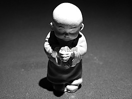 僧侣,牧师,雕像