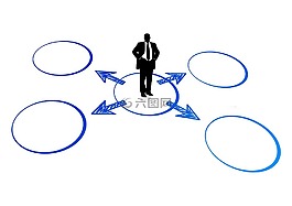 网络,关于,圆