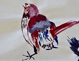 鸟,中国画,画
