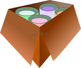 盒,纸箱,集装箱