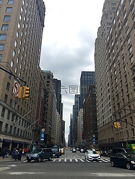 汽车,城市,纽约