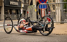 骑单车的男子,handbike,速度