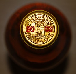 酒,瓶,yquem