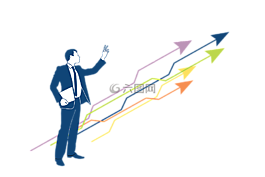 箭头,增长黑客,市场营销