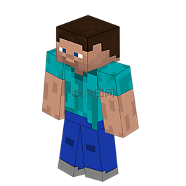 史蒂夫,我的世界,暴徒的minecraft