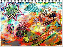 艺术,抽象,拼贴画