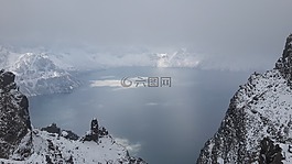 长白山,天池,水怪