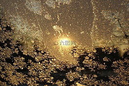冰晶体,冰,冬天