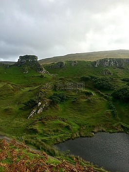 苏格兰,斯凯岛的,精灵格伦