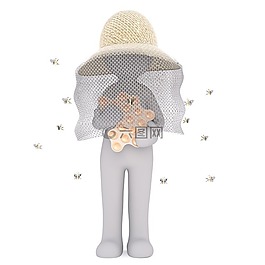 养蜂人,蜜蜂,农场