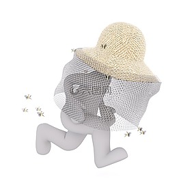 养蜂人,蜜蜂,农场