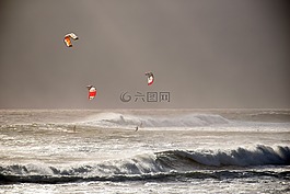 帆板运动,海洋,海