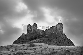 西班牙,城堡,建筑物